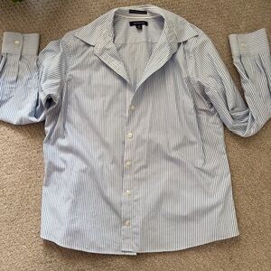 Collared Striped Blouse